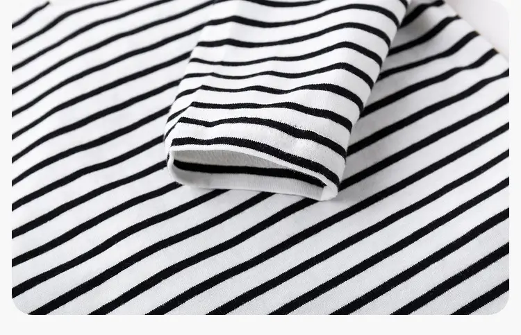 Duduja Kids Striped Cotton T-Shirt Spring — feature 31