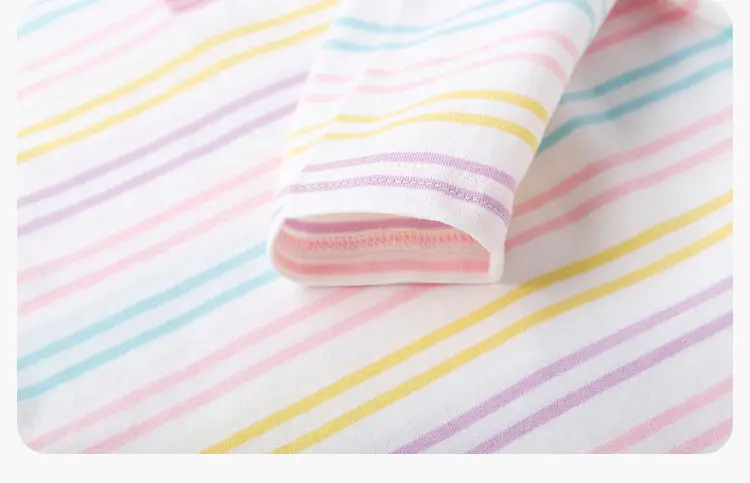 Duduja Kids Striped Cotton T-Shirt Spring — feature 40