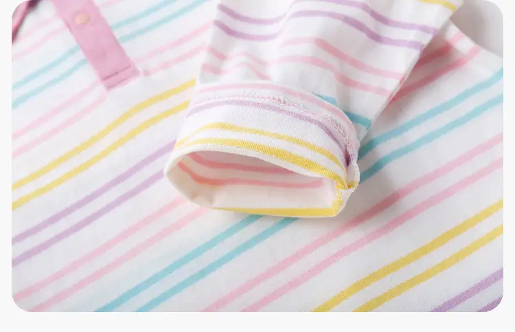 Duduja Kids Striped Cotton T-Shirt Spring — feature 41