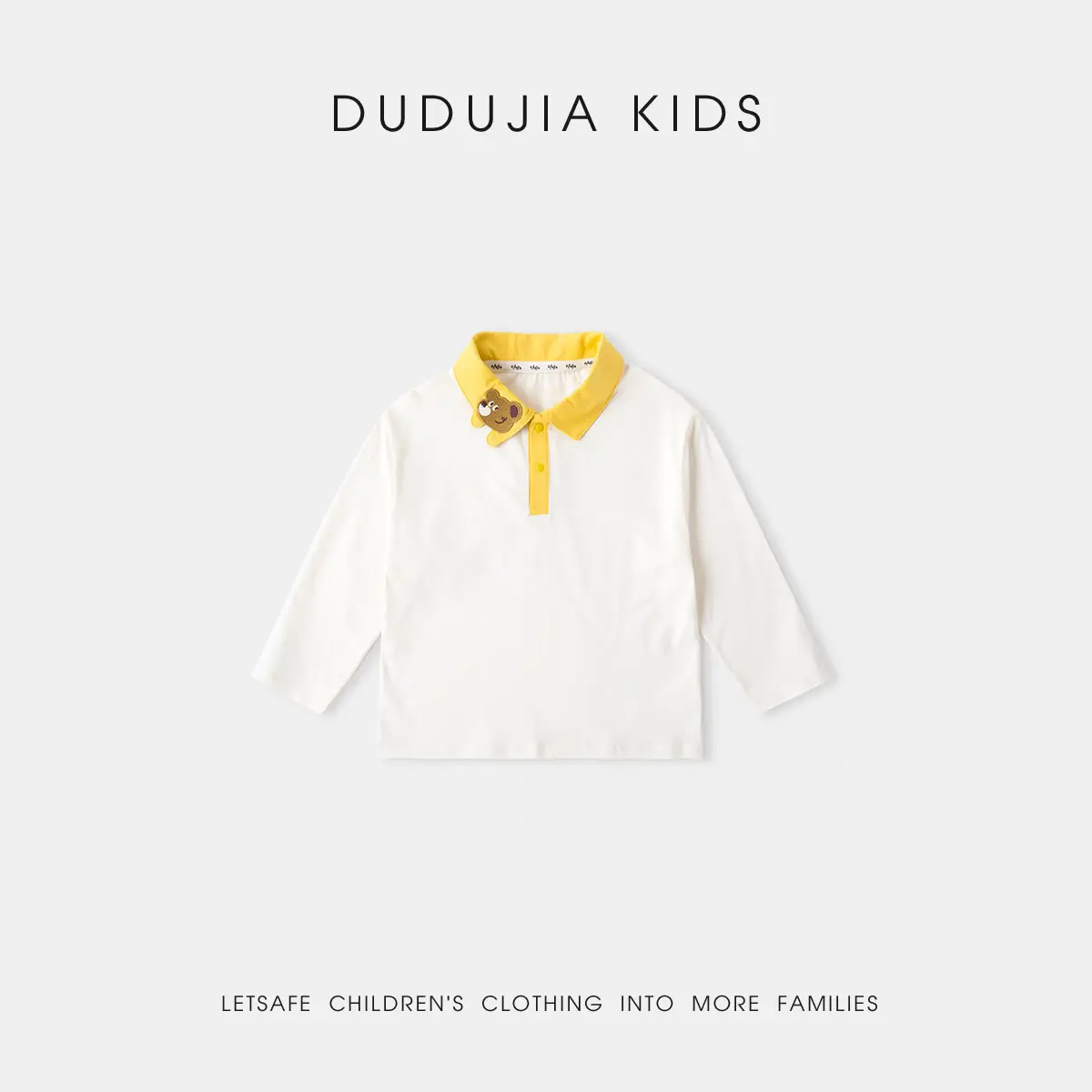 Duduja Kids Striped Cotton T-Shirt Spring - Image 4