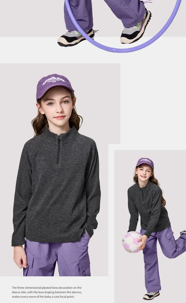 Children's Light Blue Long Sleeve T-Shirt for Boys — feature 24