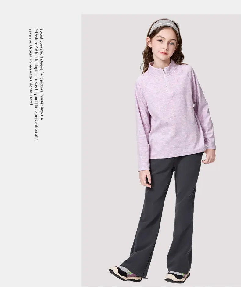 Children's Light Blue Long Sleeve T-Shirt for Boys — feature 31