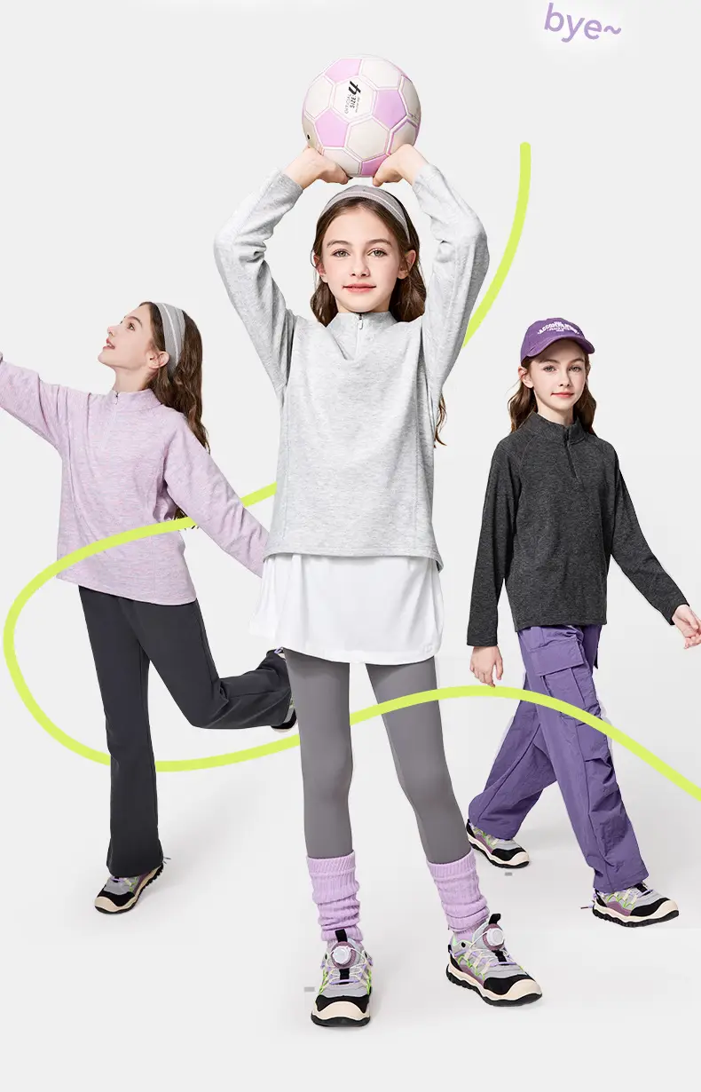 Children's Light Blue Long Sleeve T-Shirt for Boys — feature 4