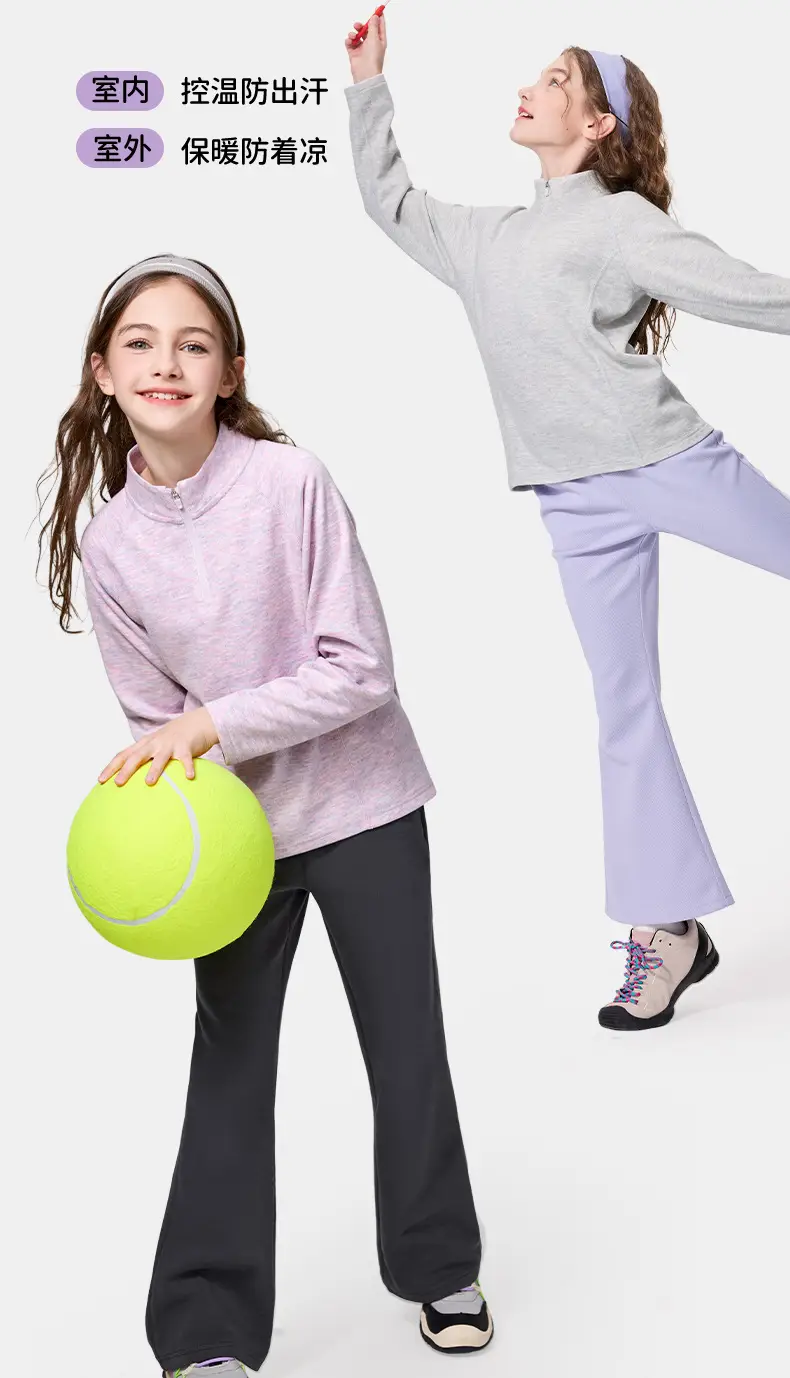 Children's Light Blue Long Sleeve T-Shirt for Boys — feature 7