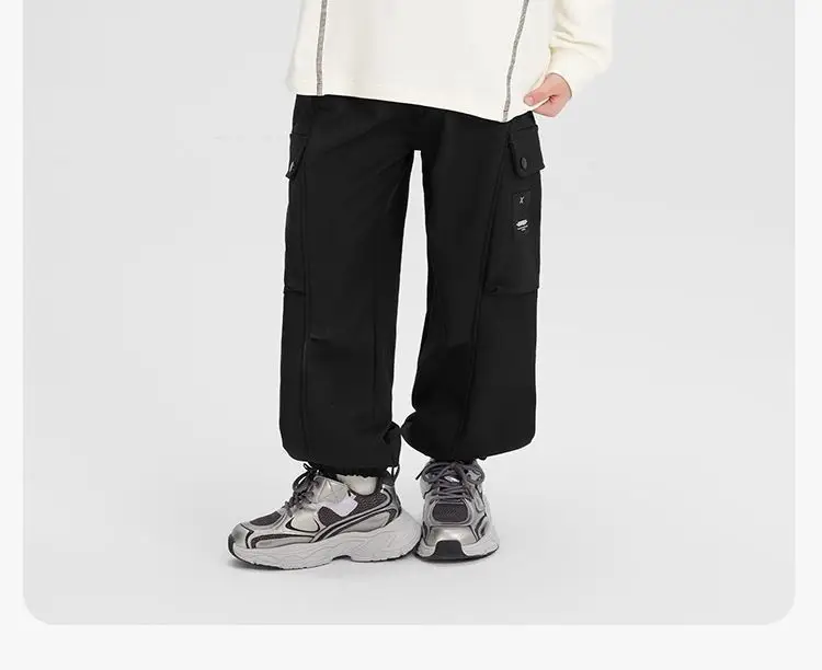 Kids Velvet Sweatshirt with Collar & Cap — feature 24