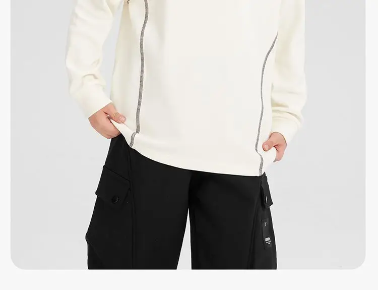 Kids Velvet Sweatshirt with Collar & Cap — feature 26