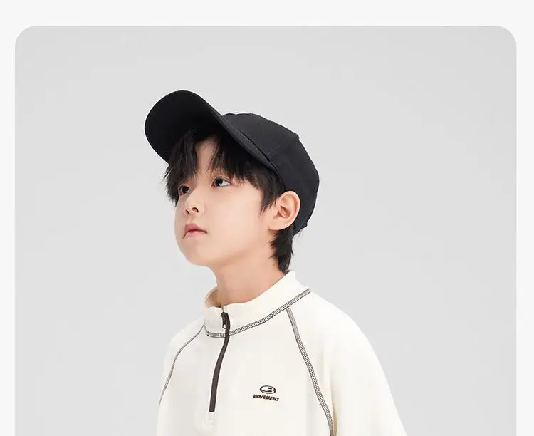 Kids Velvet Sweatshirt with Collar & Cap — feature 27
