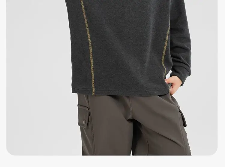 Kids Velvet Sweatshirt with Collar & Cap — feature 42