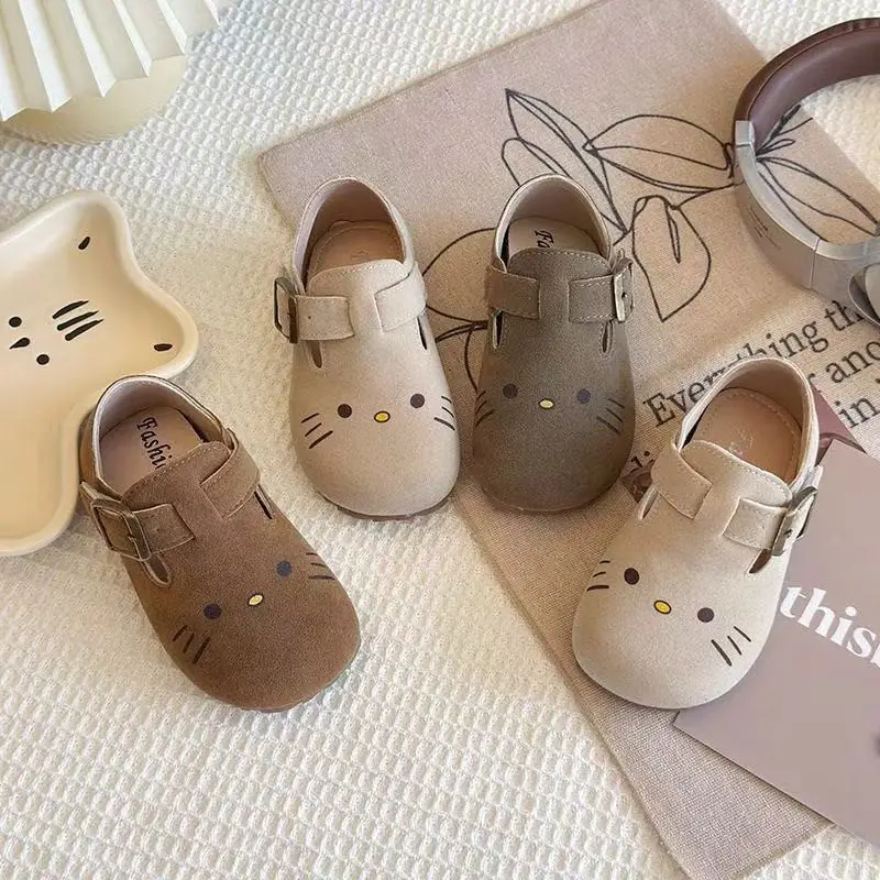 Girls Baby Toddler Shoes 2025 Autum Baby Shoes Soft Sole Boys Cute Flats Casual Bean Shoes