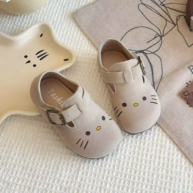 Girls Baby Toddler Shoes 2025 Autum Baby Shoes Soft Sole Boys Cute Flats Casual Bean Shoes