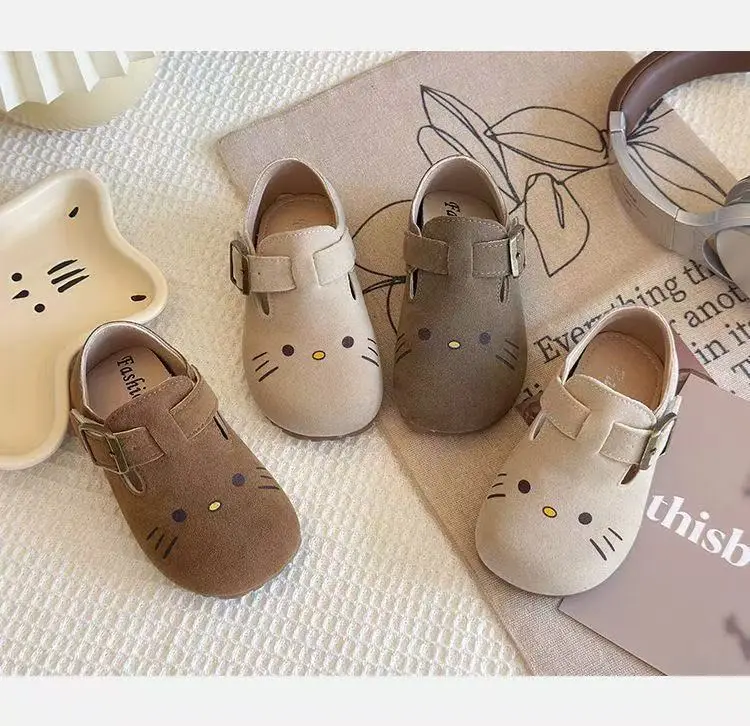 Girls Baby Toddler Shoes 2025 Autum Baby Shoes Soft Sole Boys Cute Flats Casual Bean Shoes — feature 1