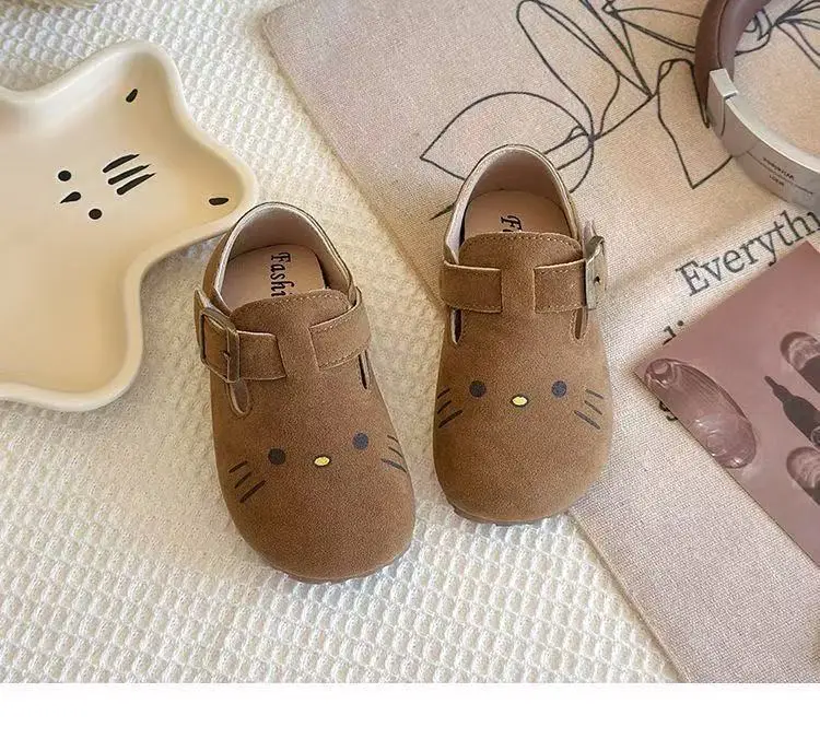 Girls Baby Toddler Shoes 2025 Autum Baby Shoes Soft Sole Boys Cute Flats Casual Bean Shoes — feature 11