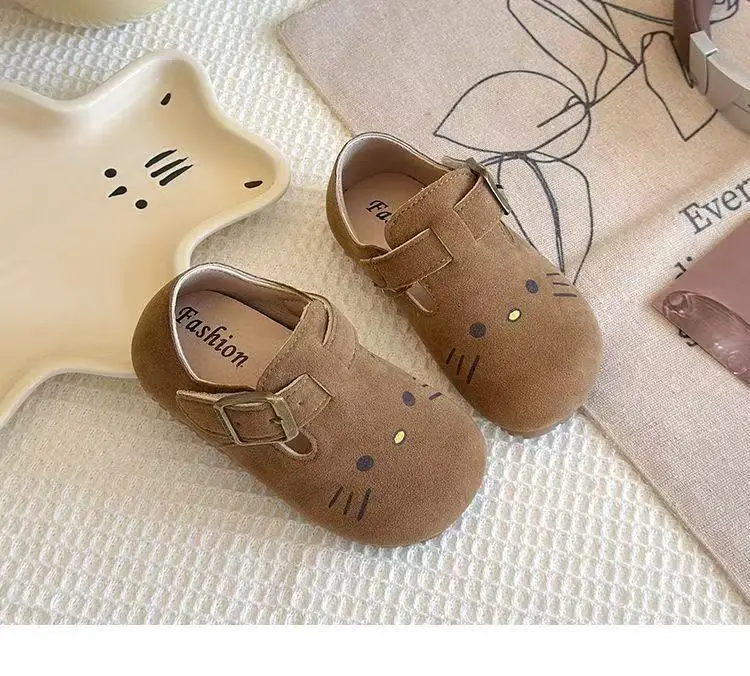 Girls Baby Toddler Shoes 2025 Autum Baby Shoes Soft Sole Boys Cute Flats Casual Bean Shoes — feature 17