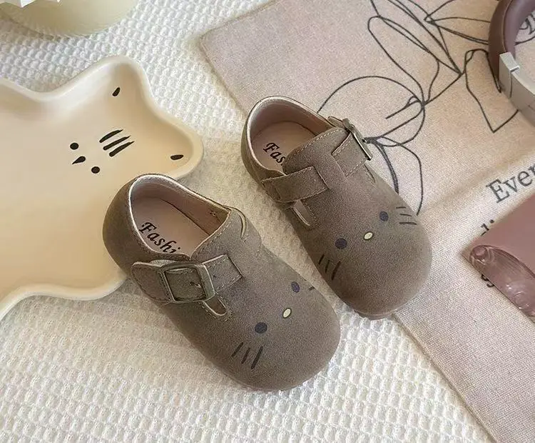 Girls Baby Toddler Shoes 2025 Autum Baby Shoes Soft Sole Boys Cute Flats Casual Bean Shoes — feature 19