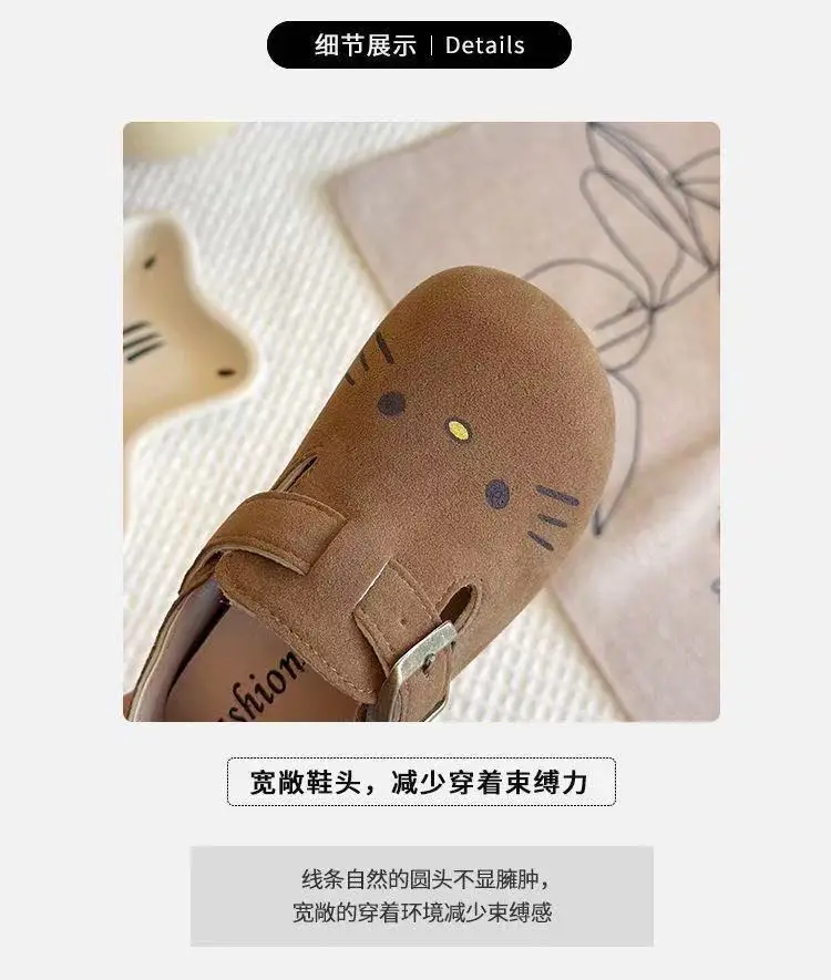 Girls Baby Toddler Shoes 2025 Autum Baby Shoes Soft Sole Boys Cute Flats Casual Bean Shoes — feature 4