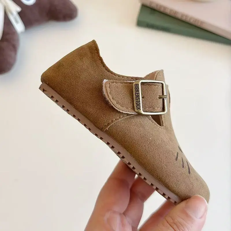 Girls Baby Toddler Shoes 2025 Autum Baby Shoes Soft Sole Boys Cute Flats Casual Bean Shoes — feature 7