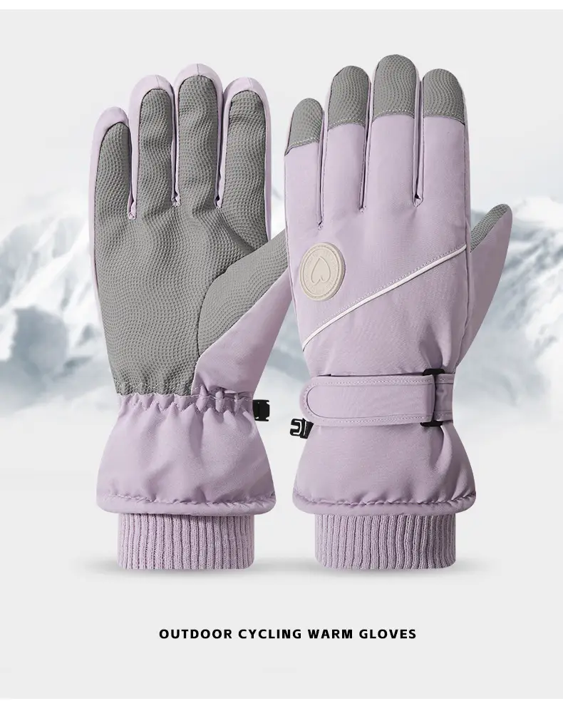 Winter Warm Gloves Thickened Warm Unisex Outdoor Waterproof Cycling Skiing Cycling Touch Screen Windproof Gloves — feature 18
