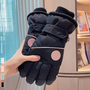 Winter Warm Gloves Thickened Warm Unisex Outdoor Waterproof Cycling Skiing Cycling Touch Screen Windproof Gloves