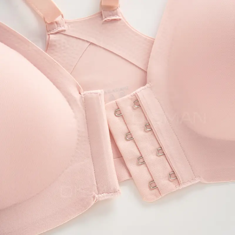Seamless Nude Jelly Bra for Women, Soft Support, Breast Reduction, Adjustable Anti-Sagging, No Rims, Ultra-Soft Thin Bra