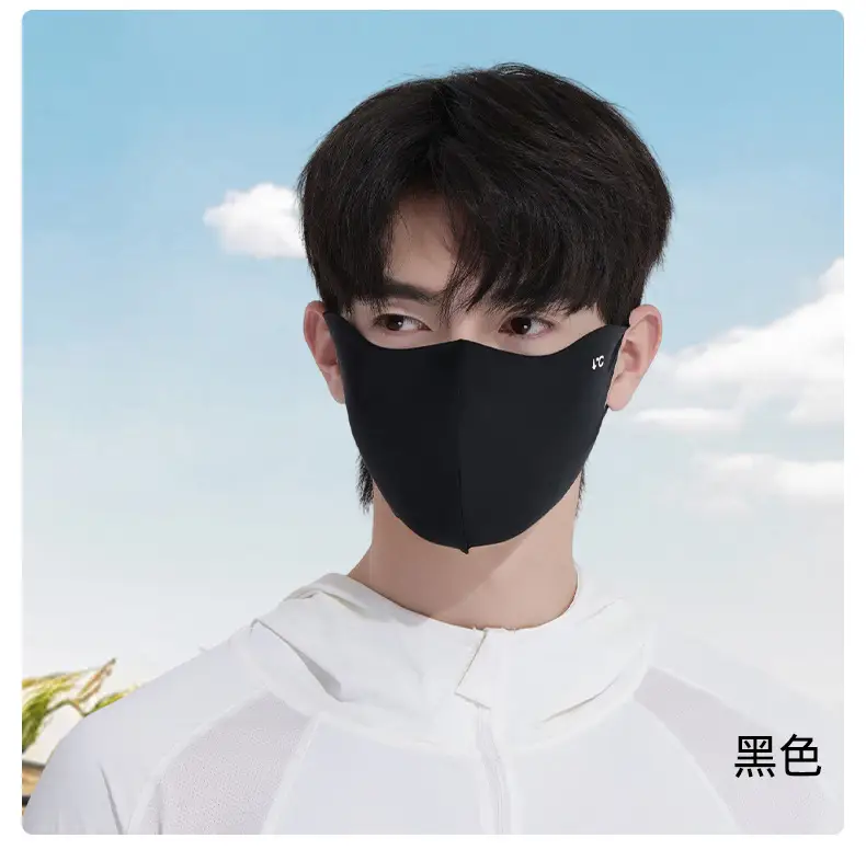 Mask Women's Vinyl Brim Forehead Neck Protector All-In-One Full Face Face Mask Upf1000+ Cycling Ice Silk Sunscreen Mask — feature 15