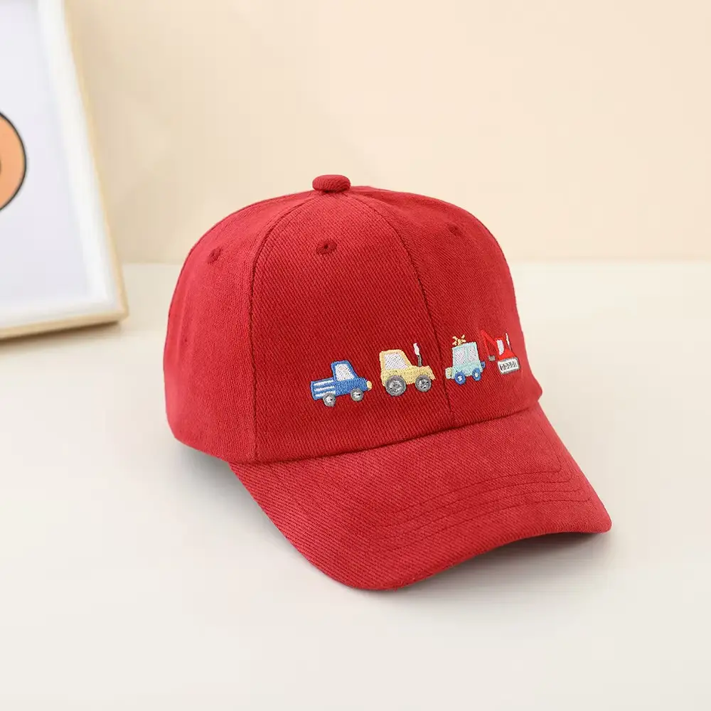 Cross-Border Cartoon Embroidered Black Cap for Kids - Image 8