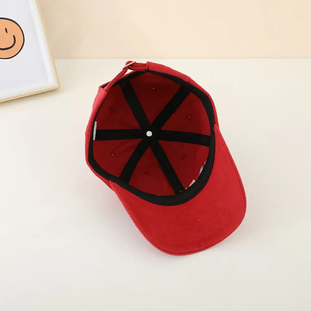 Cross-Border Cartoon Embroidered Black Cap for Kids - Image 9