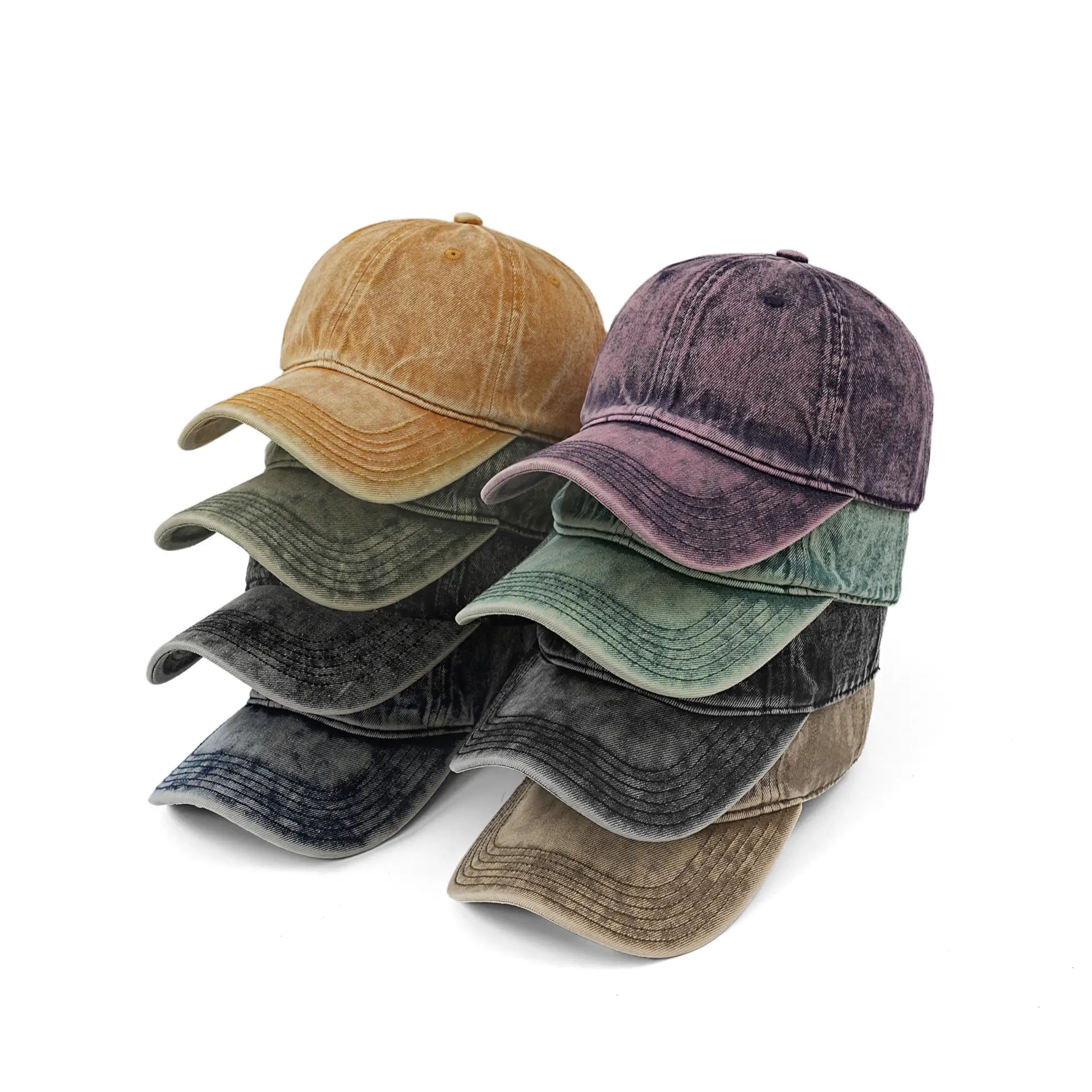 Wholesale Vintage Washed Duckbill Cap for Men - Image 10