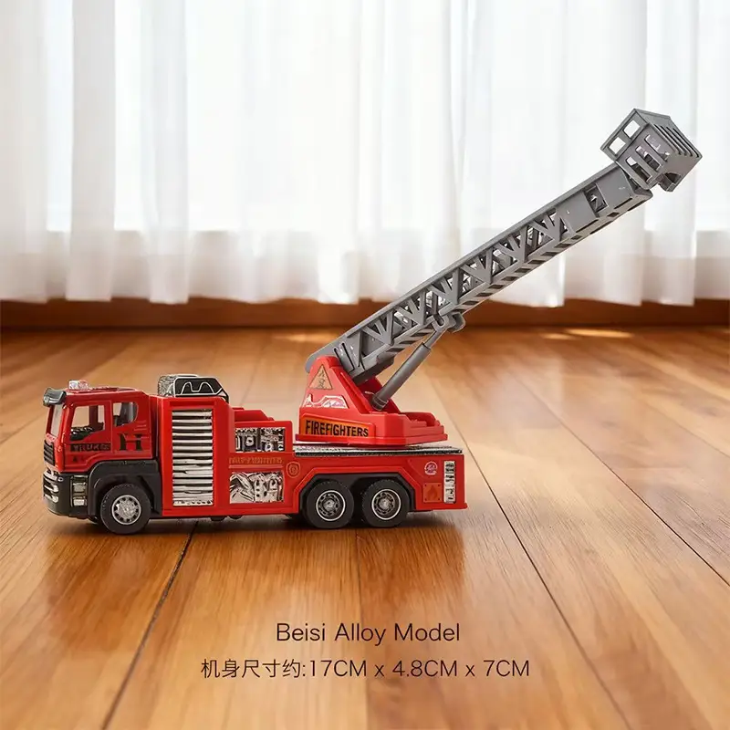 Cross-Border Alloy Children's Toys Engineering Vehicle Forklift Excavator Inertia Baby Bulldozer Model Boy Toy
