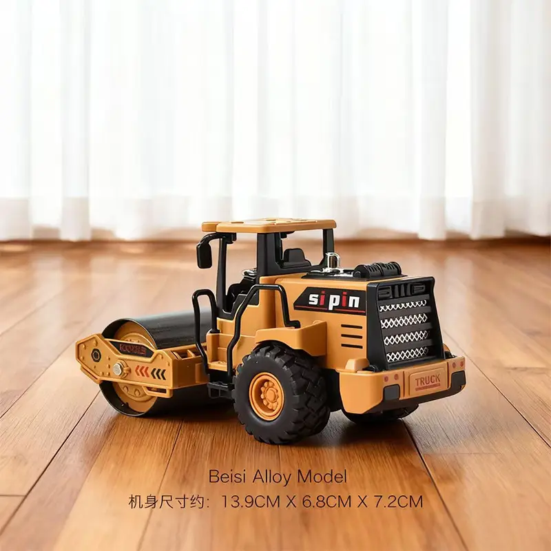 Cross-Border Alloy Children's Toys Engineering Vehicle Forklift Excavator Inertia Baby Bulldozer Model Boy Toy