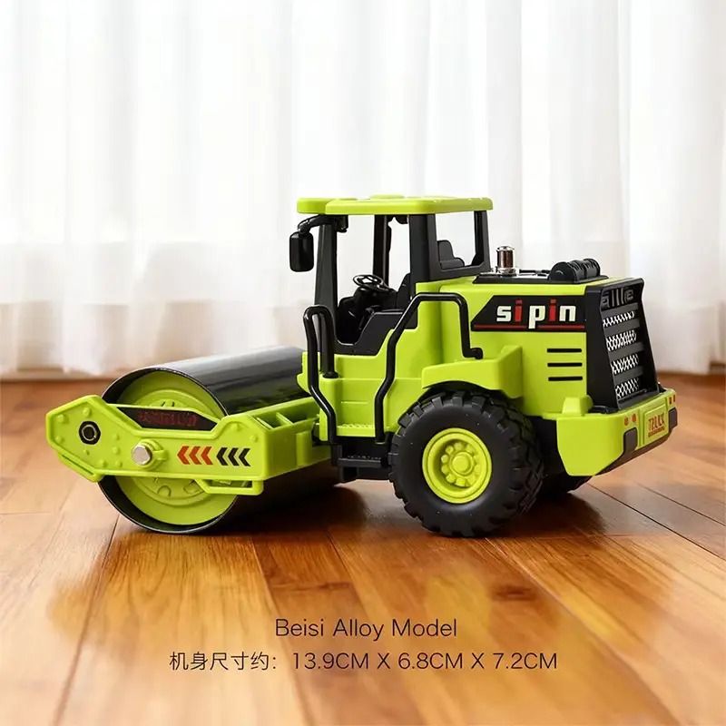 Cross-Border Alloy Children's Toys Engineering Vehicle Forklift Excavator Inertia Baby Bulldozer Model Boy Toy