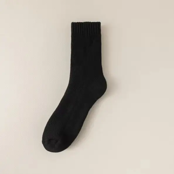 Ultra-Thick Wool Socks for Men in Autumn and Winter, Thickeneded and Velvet Long Cashmere Warm and Cold-Resistant Cotton Socks, High Winter Socks
