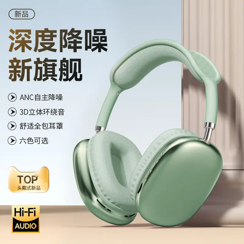 Cross-Border Bluetooth Headphones Over-Ear 6.0 Wireless Sports Music Headset Bluetooth Headphone