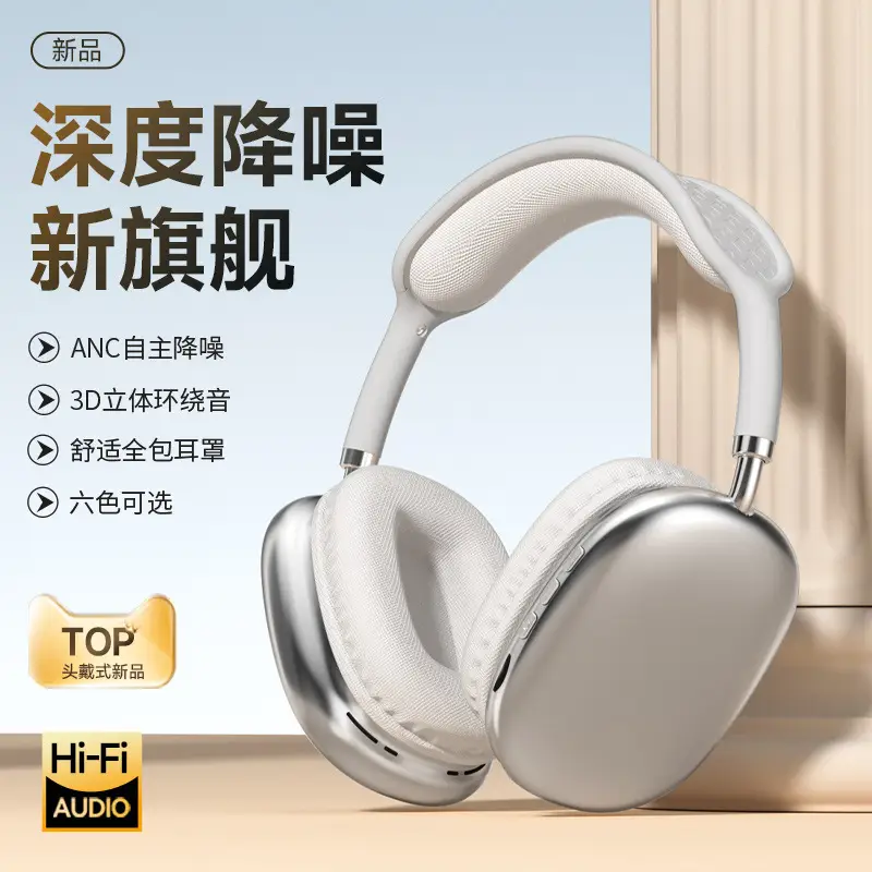 Cross-Border Bluetooth Headphones Over-Ear 6.0 Wireless Sports Music Headset Bluetooth Headphone