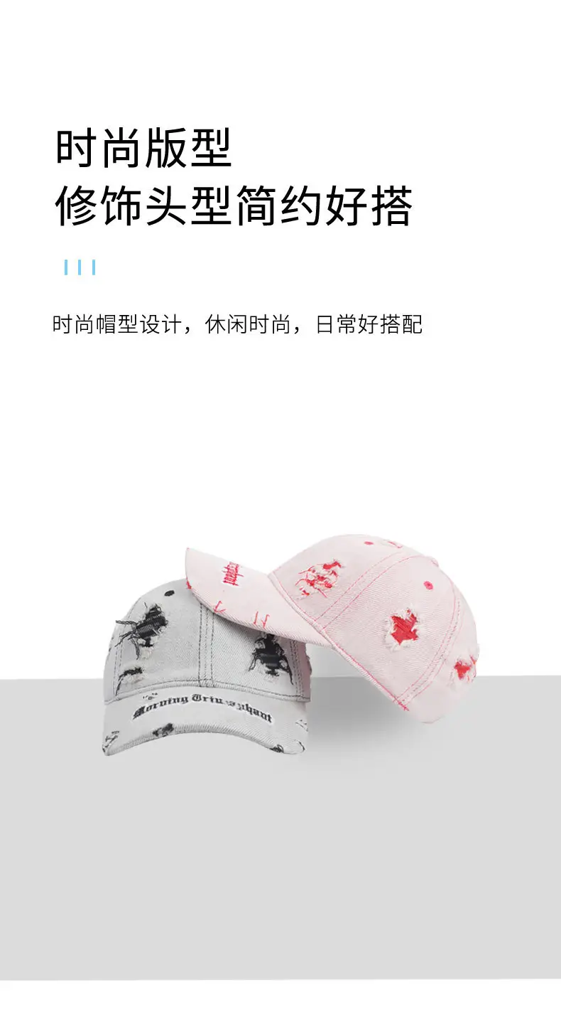 Light Gray Peaked Cap for Women with American Flag Design — feature 6