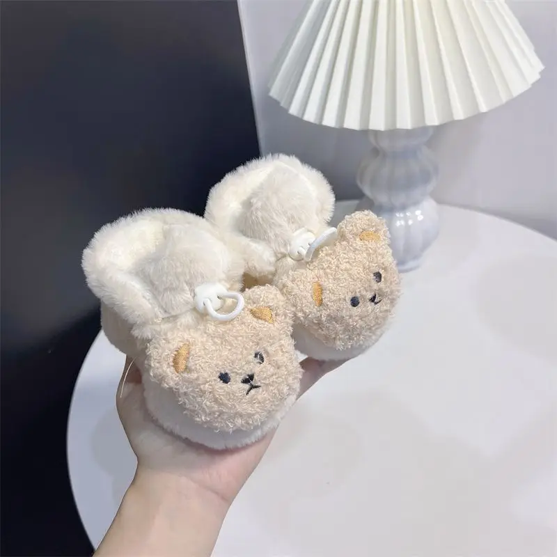 Baby Fleece Lined Pre-Step Shoes 0-1Yr Non-Falling