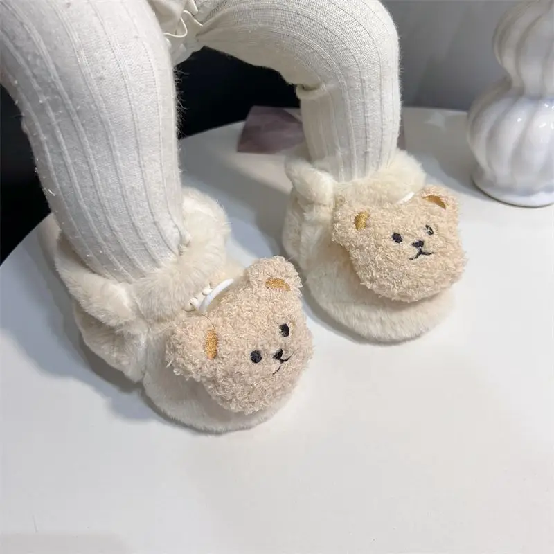Baby Fleece Lined Pre-Step Shoes 0-1Yr Non-Falling