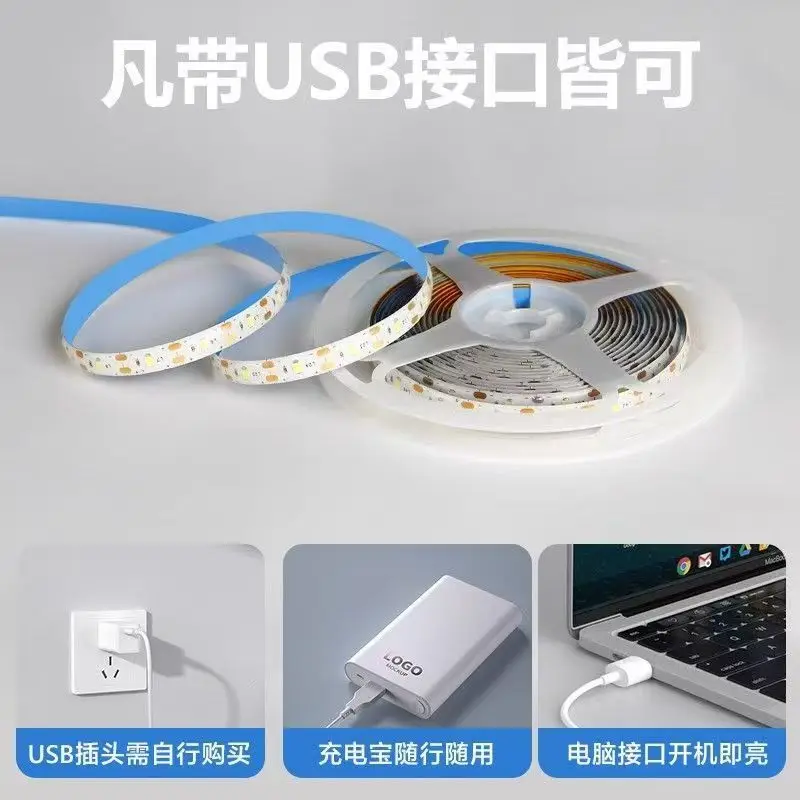 2835 Light Strip Led Waterproof Low Voltage USB Lighting Soft Light Strip Bedroom Stair Background Wall Decorative Light — feature 4