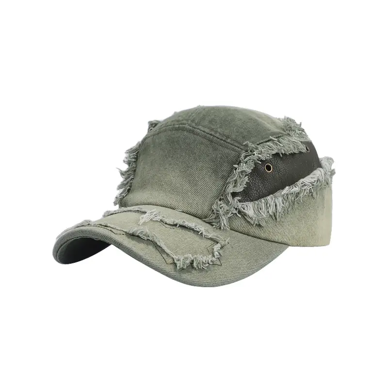 Women Cross-Border Distressed Gradient Niche Baseball Cap - Image 8