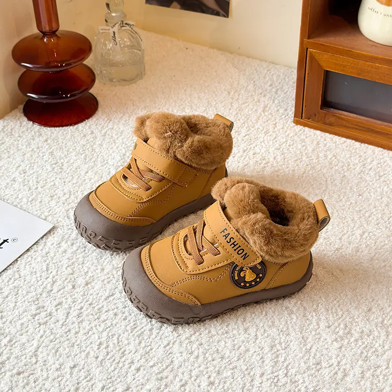 Baby Velvet Winter Sneakers Warm Soft Soles