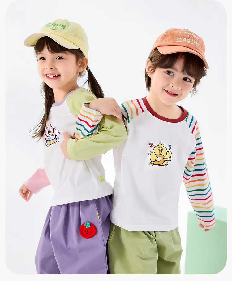 7A Antibacterial Pure Cotton Kids T-Shirt Spring Wear — feature 21