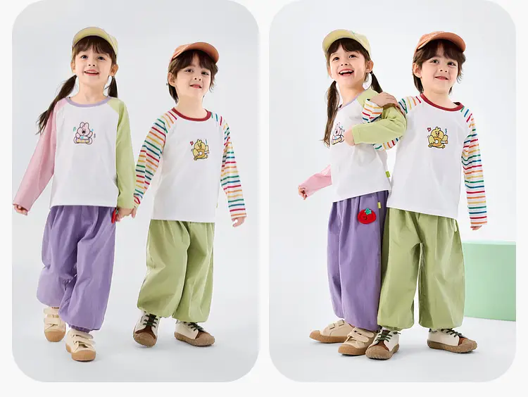 7A Antibacterial Pure Cotton Kids T-Shirt Spring Wear — feature 22