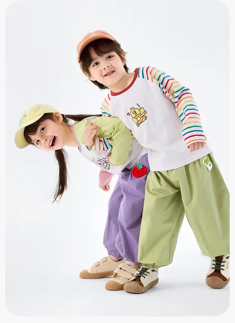 7A Antibacterial Pure Cotton Kids T-Shirt Spring Wear — feature 26