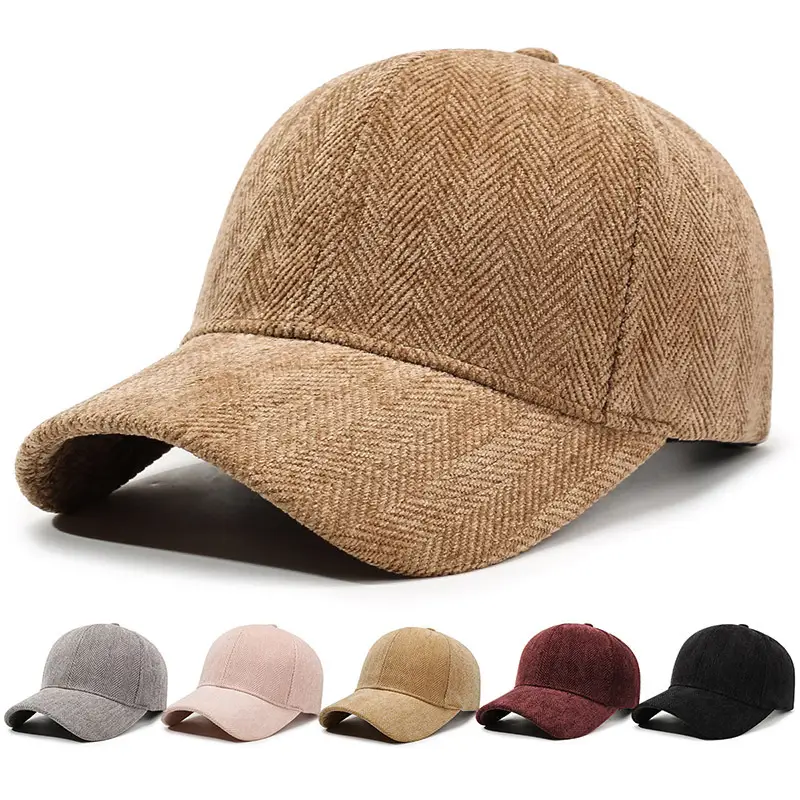 Herringbone Cap Small Men Women British Peaked - Image 8