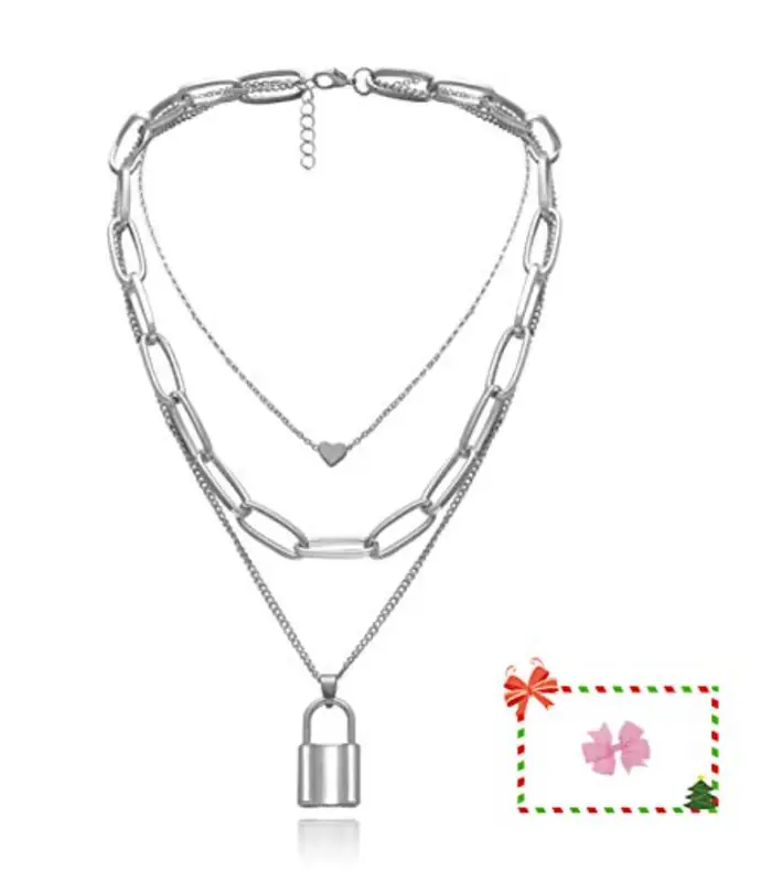 3 Layered Lettering Locket best artificial Jewellery in pakistan
