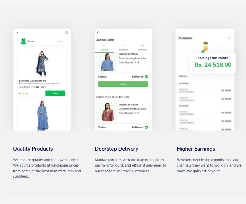 Resell with Markaz