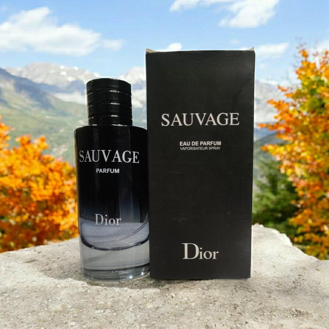 Dior Sauvage Parfum Black Glass Bottle 12H Sweat Resistant