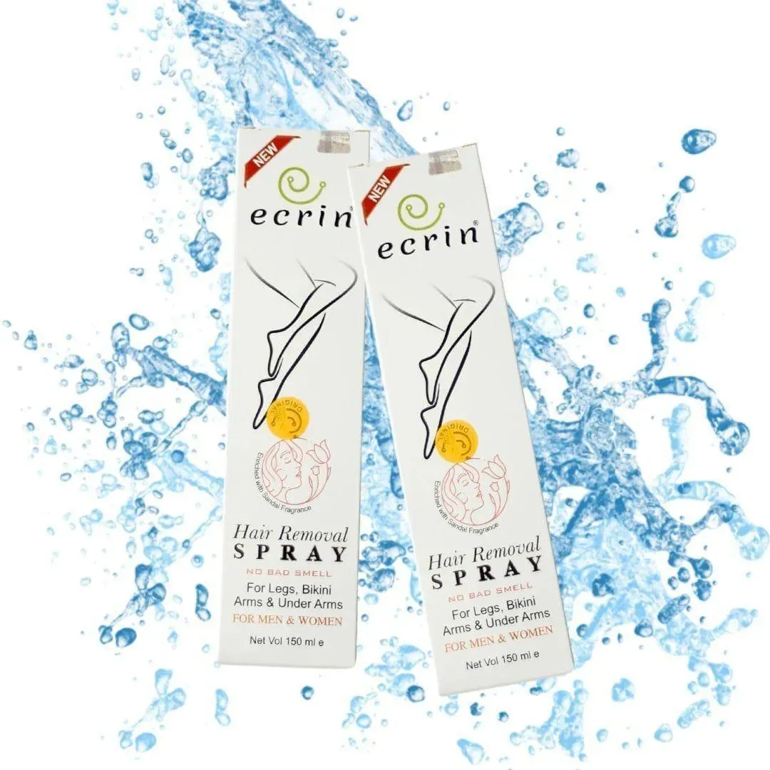 Ecrin Hair Removal Spray for Men Women Smooth No Bad Smell