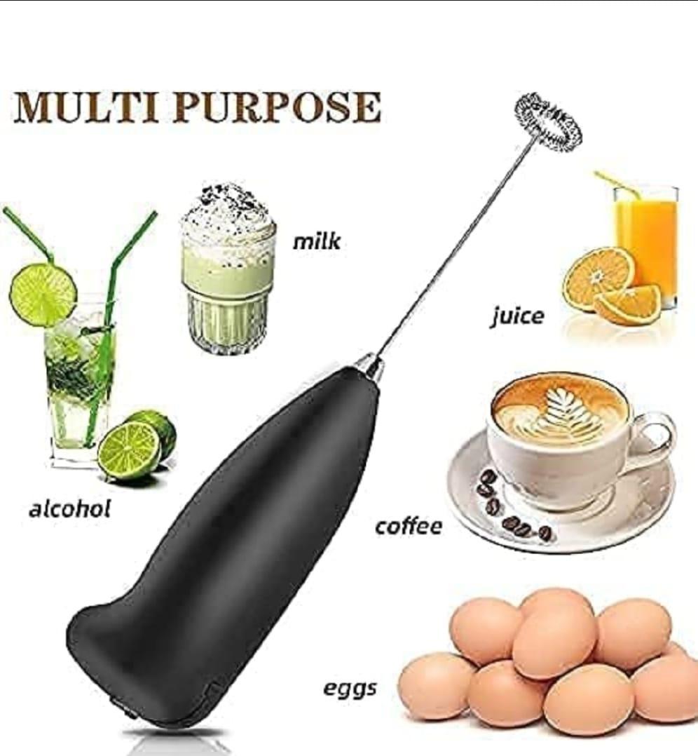 Stainless Steel Milk Frother Black 50ml