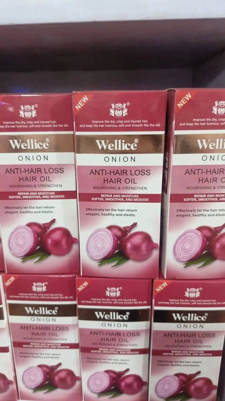 Wellice Onion Anti Hair Loss Oil 150ml No Side Effect