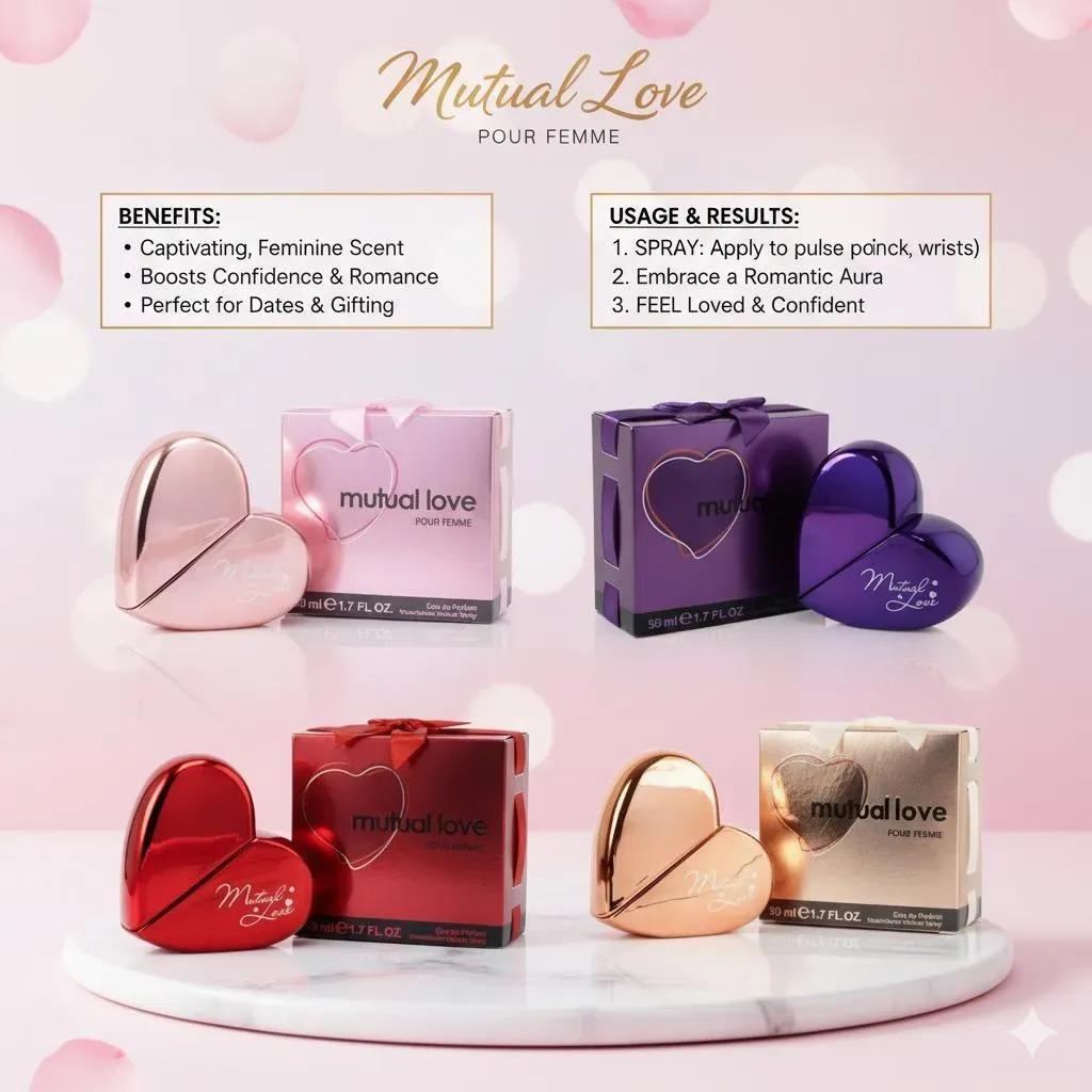 Mutual Love Pour Femme 50ml Red Perfume for Women